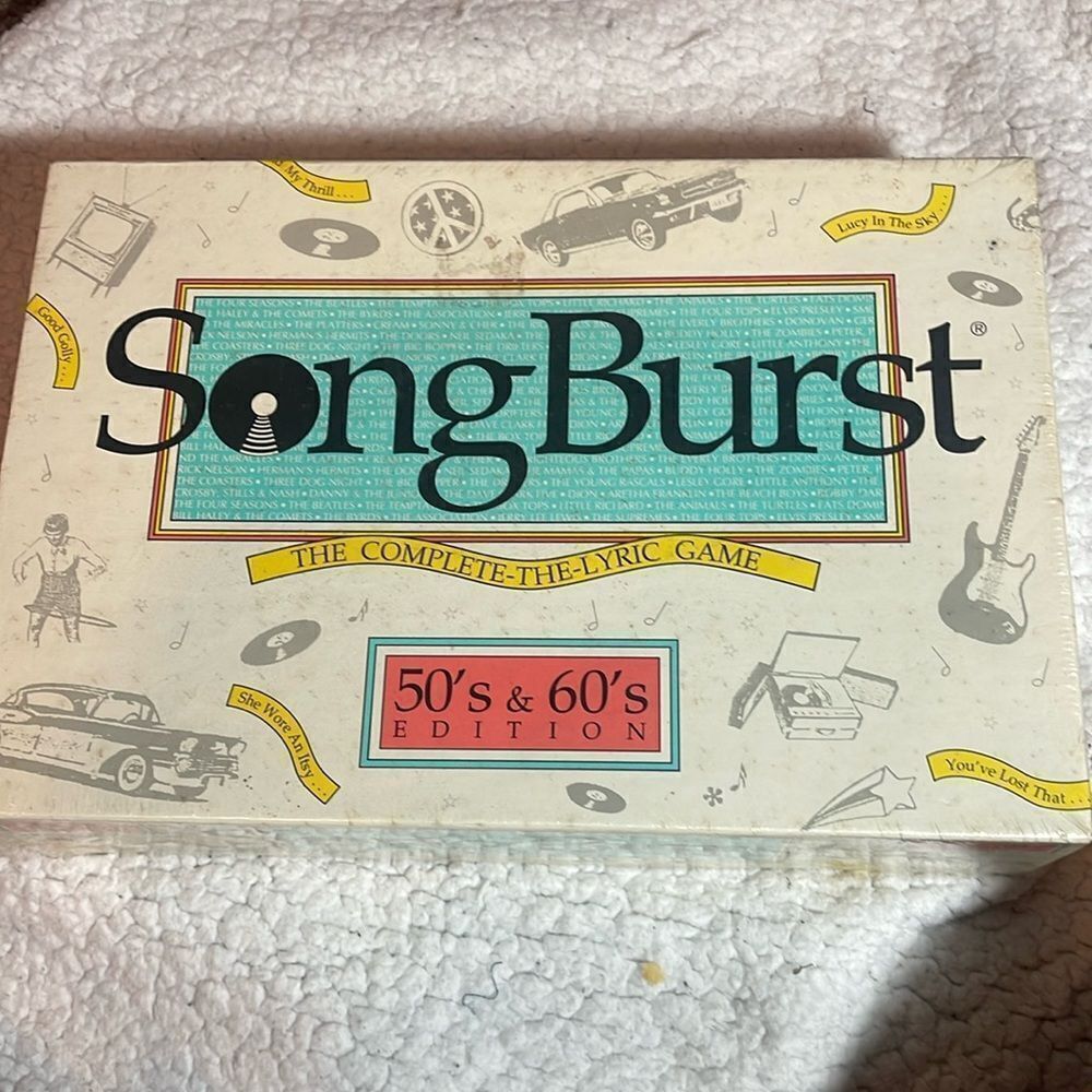 NEW vintage 1990 Song Burst game